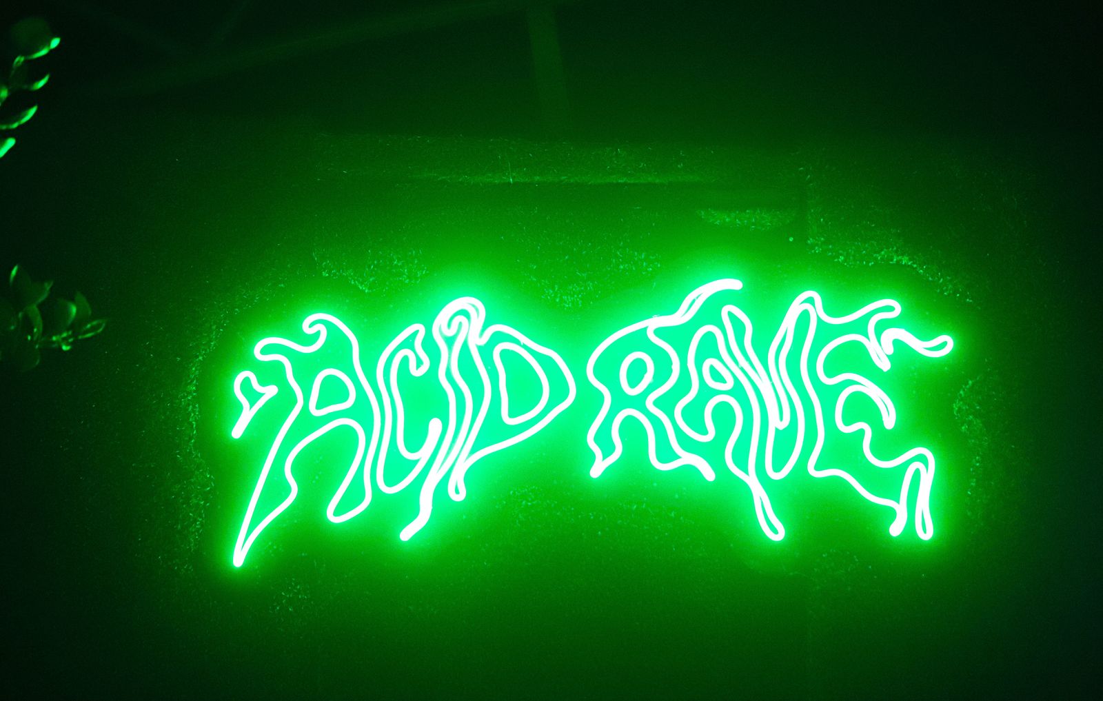 ACID RAVE neon sign